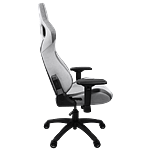 Corsair T3 RUSH Fabric  Silla Gaming Reclinable Ergonómica con Soporte Lumbar y Cervical Grey  White