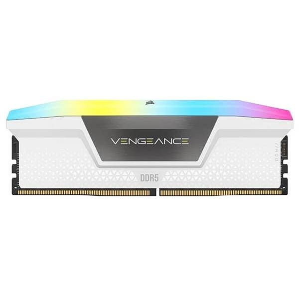 Corsair Vengeance RGB 32GB 2x16GB 6000MHz  Memoria RAM DDR5 CL40 Blanca