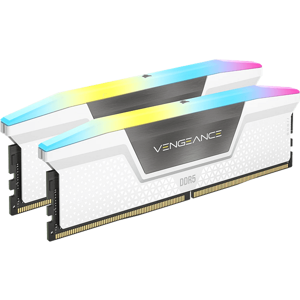 Corsair Vengeance RGB 32GB 2x16GB 6400MHz  RAM DDR5 CL32 Blanca