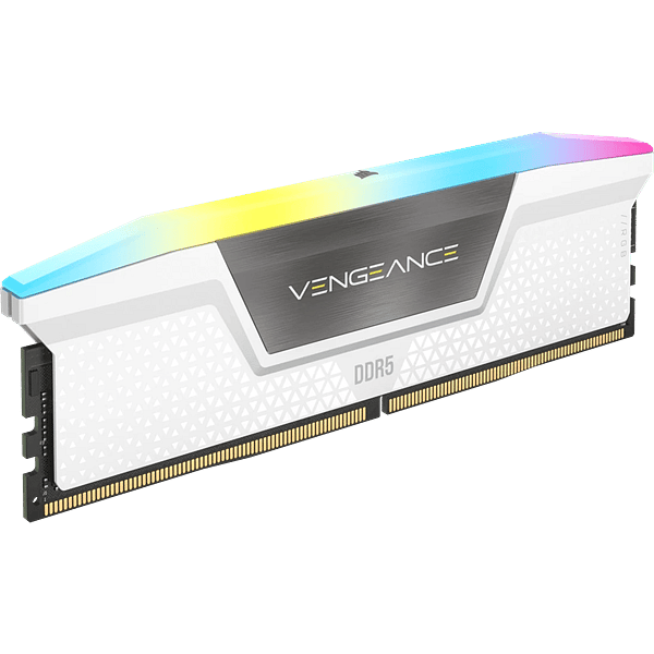 Corsair Vengeance RGB 32GB 2x16GB 6400MHz  RAM DDR5 CL32 Blanca