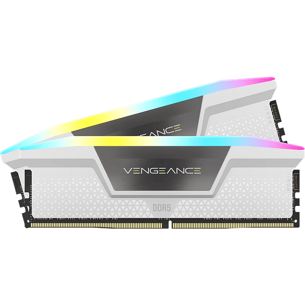 Corsair Vengeance RGB 32GB 2x16GB 6400MHz  RAM DDR5 CL32 Blanca