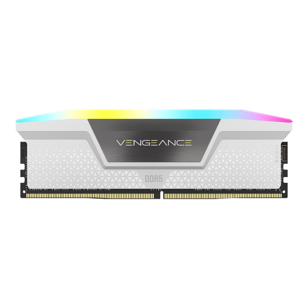 Corsair Vengeance RGB 32GB 2x16GB 6000MHz  Memoria RAM DDR5 CL36 Blanca