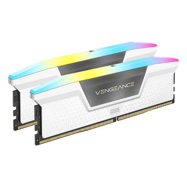 Corsair Vengeance RGB 64GB 2x32GB 5200MHz  Memoria RAM DDR5 CL40 Blanca