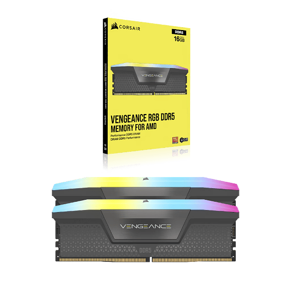 Corsair Vengeance RGB 64GB 2x32GB 5600MHz  Memoria RAM DDR5 CL40 AMD Expo