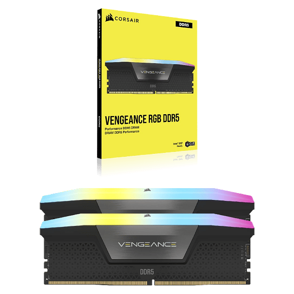 CORSAIR DDR5 64 GB2X32KIT 6600 VENGEANCE RGB Negro