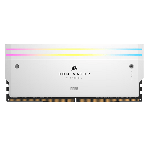 Corsair Dominator Titanium RGB 64GB 2x32GB 6400MHz  Memoria RAM DDR5 Blanca CL32