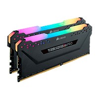 MEMORIA KIT DDR4  32GB(2X16GB) PC4-28800 3600MHZ CORSAIR VENGEANCE RGB PRO C18