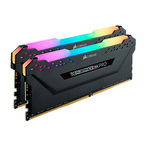 MEMORIA KIT DDR4  32GB2X16GB PC428800 3600MHZ CORSAIR VENGEANCE RGB PRO C18