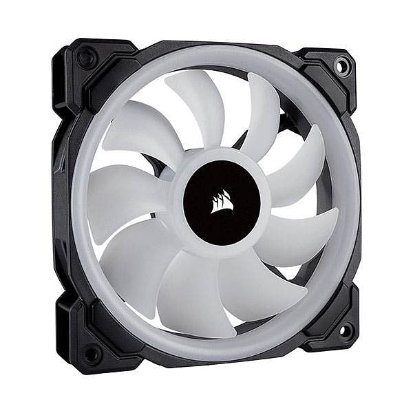 VENTILADOR CAJA ADICIONAL 12X12 CORSAIR LL120 RGB NEGRO PACK