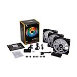 VENTILADOR CAJA ADICIONAL 12X12 CORSAIR LL120 RGB NEGRO PACK