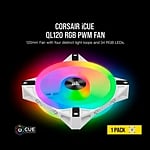 Corsair QL120 RGB White 120mm  Ventilador