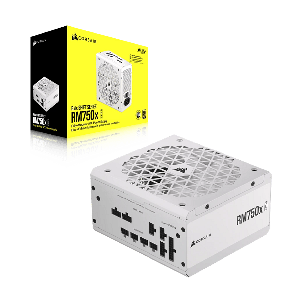 Corsair RM750x SHIFT  Fuente de alimentación Full Modular 750W 80 Plus Dorado Blanca