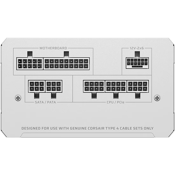 Corsair RM750E 750W Cybenetics Gold Full Modular ATX 31 PCIe 51  Fuente de alimentación Blanca