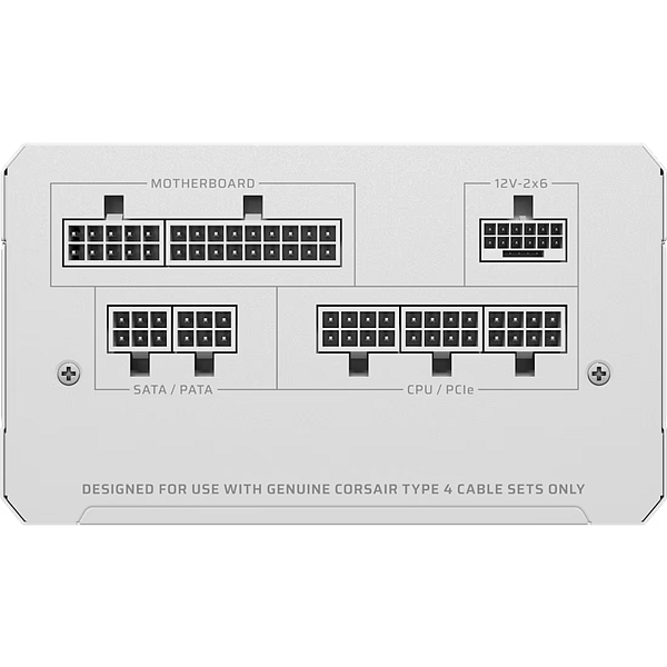 Corsair RM850E 850W Cybenetics Gold Full Modular ATX 31 PCIe 51  Fuente de alimentación Blanca
