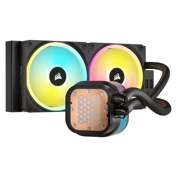 Corsair iCUE Link H100i RGB AIO 240mm  Refrigeración Líquida LCD