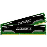 Crucial Ballistix Sport DDR3 16GB (8x2)1600MH- Memoria DDR3