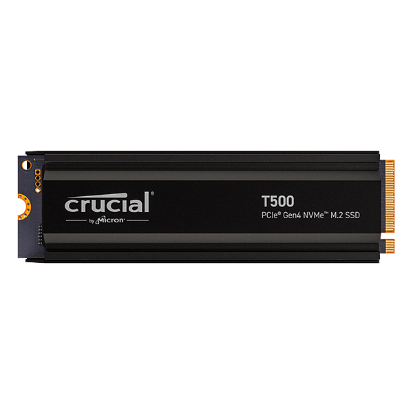 Crucial T500 1TB  SSD M2 NVMe Gen4 Con disipador termico