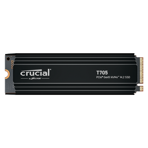 Crucial T705 1TB  SSD M2 PCIe 50 NVMe Con Disipador