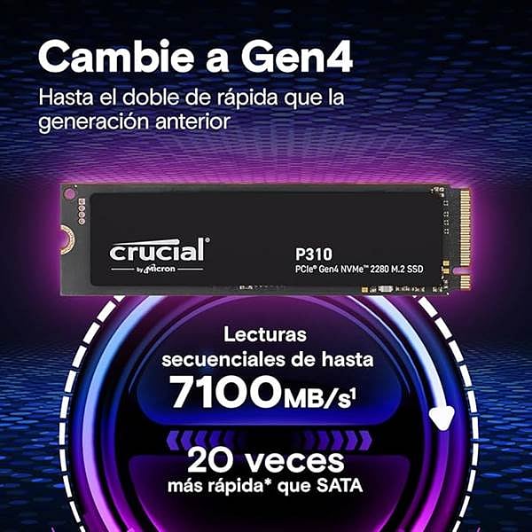 Crucial P310 2TB  SSD M2 Gen4x4 NVMe