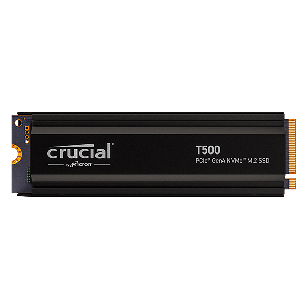 Crucial T500 2TB  SSD M2 NVMe Gen4 Con disipador térmico