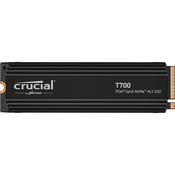Crucial T700 M2 2TB NVMe Gen5 PCIe 50 con disipador  Disco duro SSD