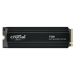 Crucial T705 2TB  SSD M2 PCIe 50 NVMe Con Disipador