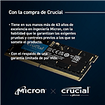 Crucial DDR5 8GB 4800Mhz SODIMM  Memoria RAM