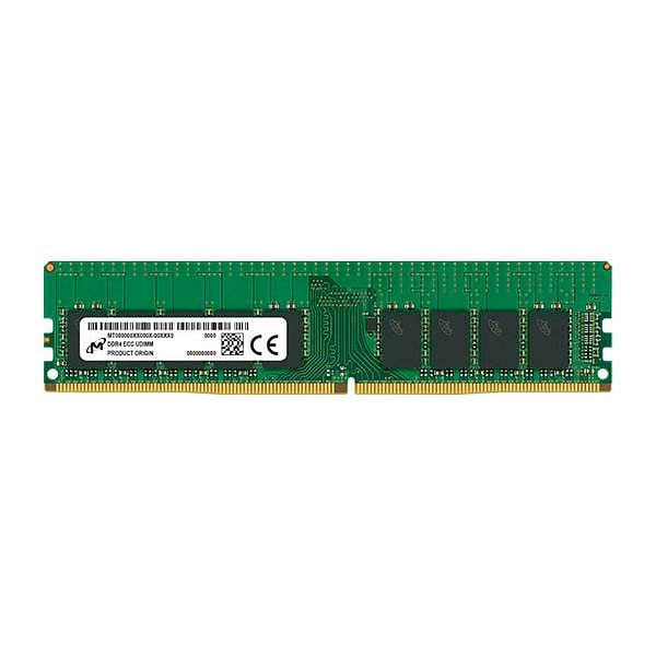 Micron DDR4 ECC UDIMM 32GB 2Rx8 3200