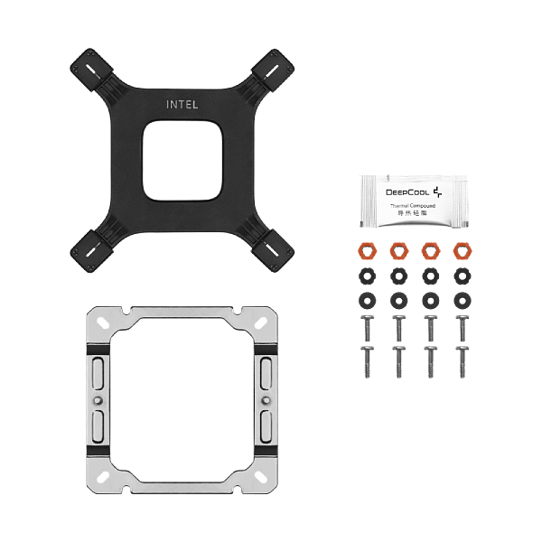 Deepcool AG400 ARGB  Disipador CPU Blanco