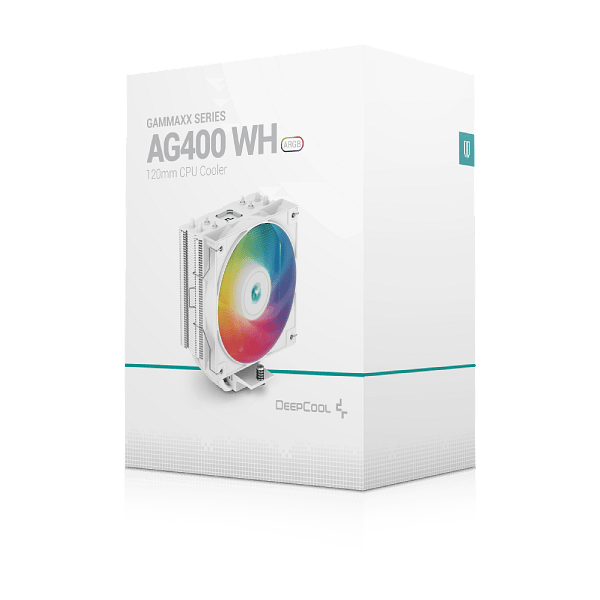 Deepcool AG400 ARGB  Disipador CPU Blanco