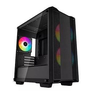 Deepcool CC360 ARGBcon cristal templado Black MATX  Caja