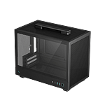 Deepcool CH160 USBC Negra  Caja Mini ITX Cristal Templado