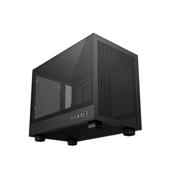 Deepcool CH160 USBC Negra  Caja Mini ITX Cristal Templado