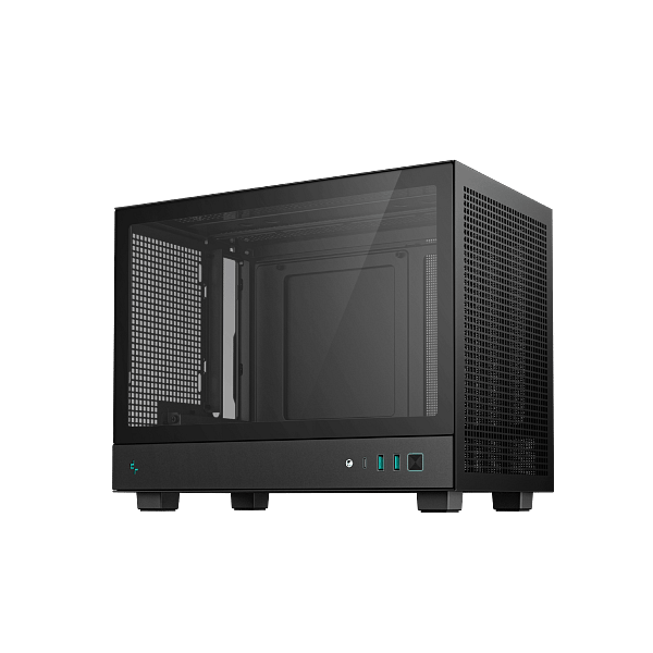 Deepcool CH160 USBC Negra  Caja Mini ITX Cristal Templado