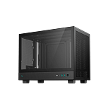 Deepcool CH160 USBC Negra  Caja Mini ITX Cristal Templado