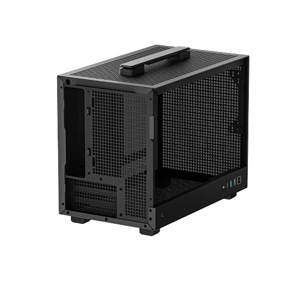 Deepcool CH160 USBC Negra  Caja Mini ITX Cristal Templado