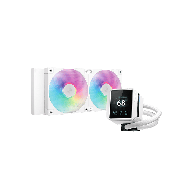 Deepcool Mystique 240 ARGB  Refrigeración líquida LCD Blanca