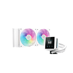 Deepcool Mystique 240 ARGB  Refrigeración líquida LCD Blanca