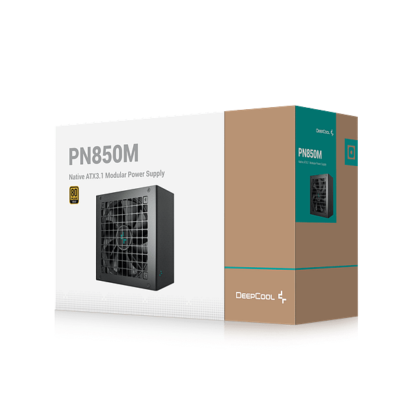 Deepcool PN850M 850W 80 Plus Gold ATX 31 PCIe 51  Fuente de alimentación