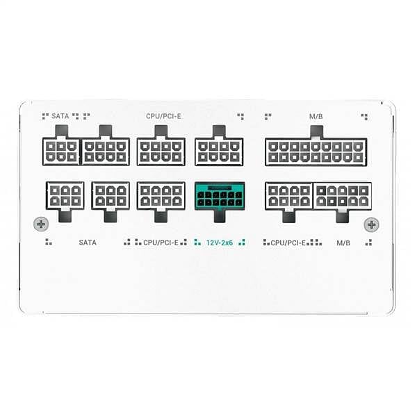 Deepcool PN850M 850W 80 Plus Gold ATX 31 PCIe 51 Fuente de alimentación Blanca
