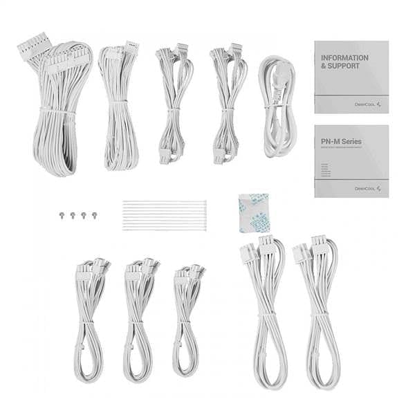 Deepcool PN850M 850W 80 Plus Gold ATX 31 PCIe 51 Fuente de alimentación Blanca