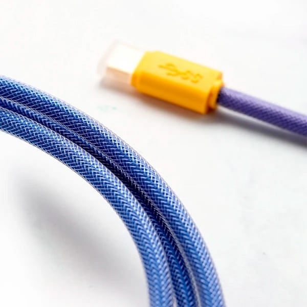 Ducky Premicord Horizon Custom USB C 18mts espiral  Cable