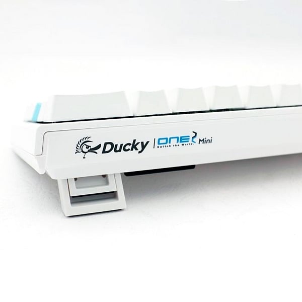 Ducky One 2 Mini Pure White RGB MX Blue Layout ES  Teclado