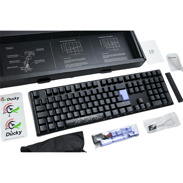 Ducky ONE 3 Classic FullSize Hotswappable MXRed RGB PBT  Teclado