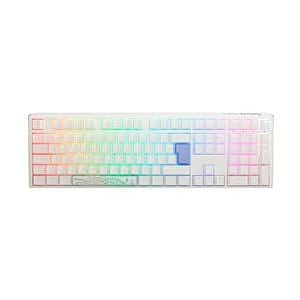 Ducky ONE 3 Classic FullSize Pure White Hotswappable MXSilent Red RGB PBT  Teclado