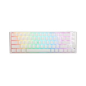 Ducky ONE 3 Classic SF 65 Pure White Hotswappable MXBrown RGB PBT  Teclado