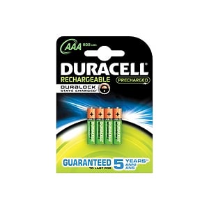 Duracell Pilas Recargables Recharge Ultra AAA 850mAh 4 uds