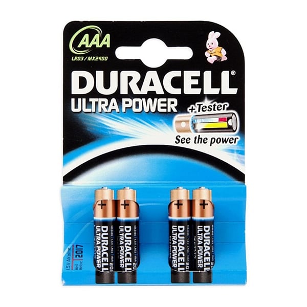 Duracell Pilas Alcalinas Ultra Power AAA 15V 4 unidades