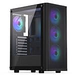 Endorfy Ventum 200 ARGB   Caja ATX Cristal Templado Negra