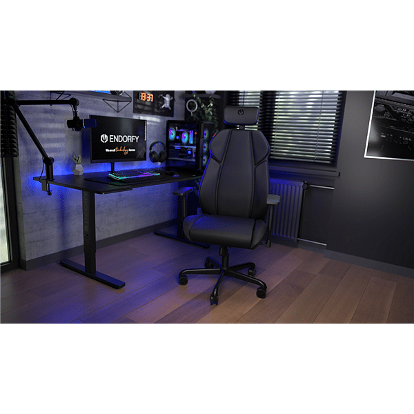 Endorfy META BK  Silla Gaming Reclinable Ergonómica Soporte Lumbar Integrado